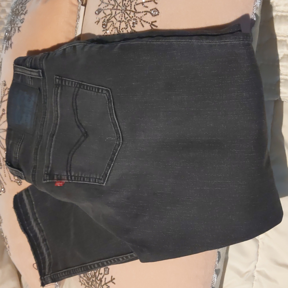 Levi's Black Denim Boyfriend jeans